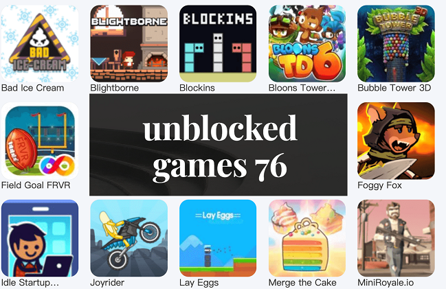 76 Games Unblocked – Play Free Online Games Anytime, Anywhere